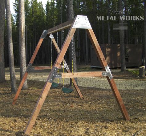 metal swing set brackets ebay|6x6 swing set brackets.